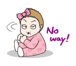 Lovely little couple by p_p sticker #11351995