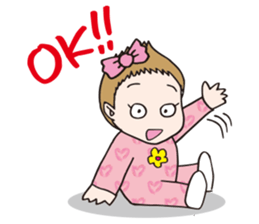 Lovely little couple by p_p sticker #11351997