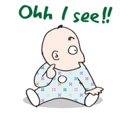 Lovely little couple by p_p sticker #11351998