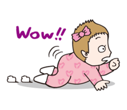 Lovely little couple by p_p sticker #11352005