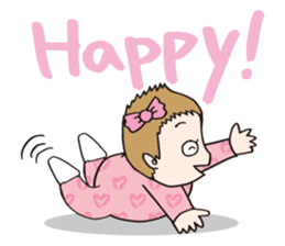 Lovely little couple by p_p sticker #11352007