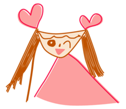 5-year-old girl illustrations sticker #11352020