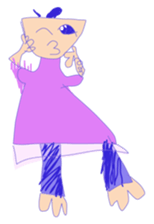 5-year-old girl illustrations sticker #11352025