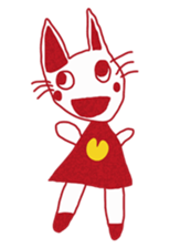 5-year-old girl illustrations sticker #11352035