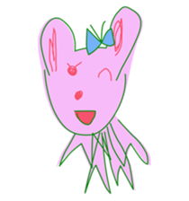 5-year-old girl illustrations sticker #11352037