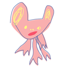 5-year-old girl illustrations sticker #11352038