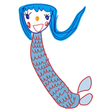 5-year-old girl illustrations sticker #11352043