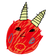 5-year-old girl illustrations sticker #11352053