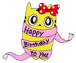 TOLALAN cat costume idol sticker #11352197