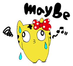 TOLALAN cat costume idol sticker #11352205