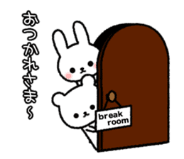 Frequently used message Rabbit 6 sticker #11352339
