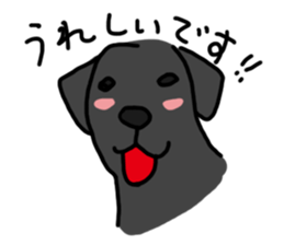 Black Labrador Retriever Daily life sticker #11352627