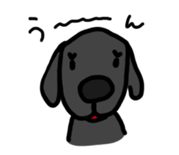 Black Labrador Retriever Daily life sticker #11352632