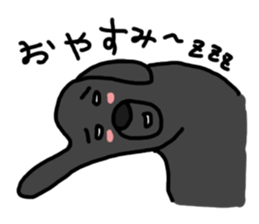 Black Labrador Retriever Daily life sticker #11352645