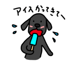 Black Labrador Retriever Daily life sticker #11352655