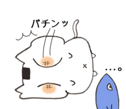 Glutinous cat cheeks extends sticker #11353029