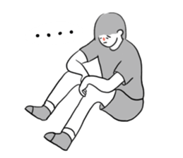 jump girl sticker #11353057