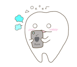 tooth namaru3 sticker #11353636