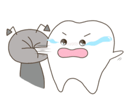 tooth namaru3 sticker #11353639