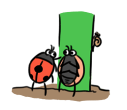 Ladybugs sticker #11354472