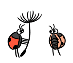Ladybugs sticker #11354489