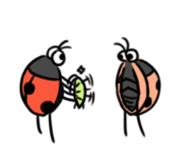 Ladybugs sticker #11354490