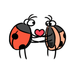 Ladybugs sticker #11354491