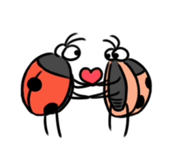 Ladybugs sticker #11354491