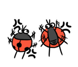 Ladybugs sticker #11354492