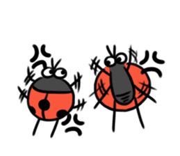 Ladybugs sticker #11354492