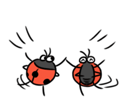 Ladybugs sticker #11354493