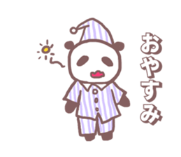 Sticker (panda) for university students sticker #11355215