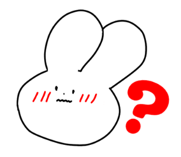 rabbit and rabbit and rabbit sticker #11355416