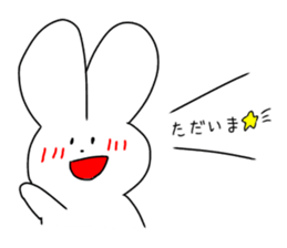 rabbit and rabbit and rabbit sticker #11355420