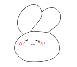 rabbit and rabbit and rabbit sticker #11355429