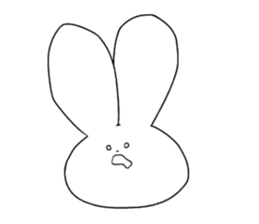 rabbit and rabbit and rabbit sticker #11355432