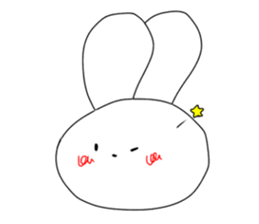 rabbit and rabbit and rabbit sticker #11355434