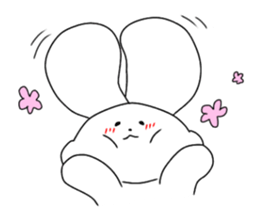 rabbit and rabbit and rabbit sticker #11355436