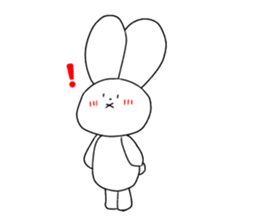 rabbit and rabbit and rabbit sticker #11355448