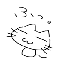 Loose cat by Saichibi sticker #11355936
