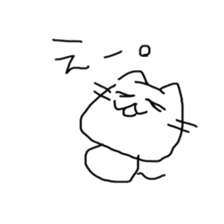 Loose cat by Saichibi sticker #11355949
