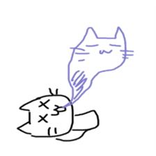 Loose cat by Saichibi sticker #11355956