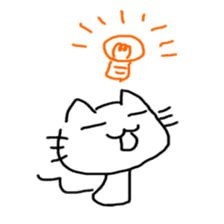 Loose cat by Saichibi sticker #11355963