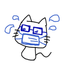 Loose cat by Saichibi sticker #11355967