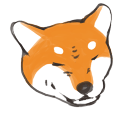 a dog called Japanese Shiba Inu sticker #11356139