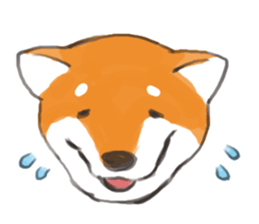 a dog called Japanese Shiba Inu sticker #11356140