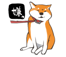 a dog called Japanese Shiba Inu sticker #11356142