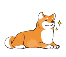 a dog called Japanese Shiba Inu sticker #11356150