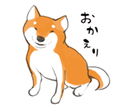 a dog called Japanese Shiba Inu sticker #11356154