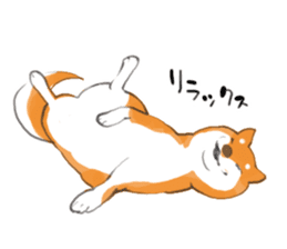 a dog called Japanese Shiba Inu sticker #11356158